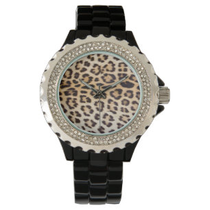 Leopardhaar Armbanduhr