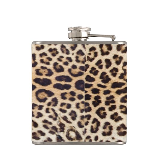 Leopardhaar Flachmann (Rückseite)