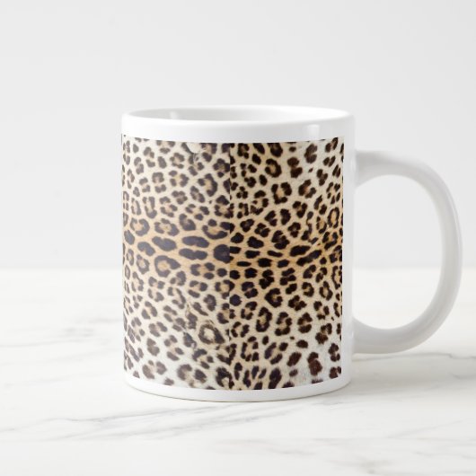 Leopardhaar Jumbo-Tasse (Rechts)