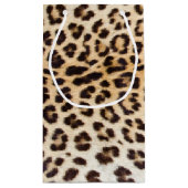 Leopardhaar Kleine Geschenktüte (Rückseite)