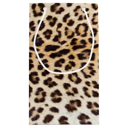 Leopardhaar Kleine Geschenktüte (Rückseite)