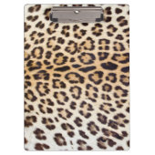 Leopardhaar Klemmbrett (Vorderseite)