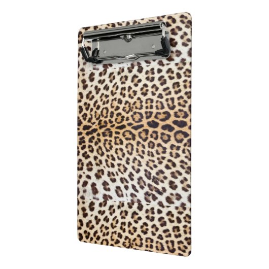 Leopardhaar Mini Klemmbrett (Gewinkelt2)