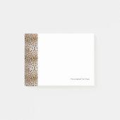 Leopardhaar Post-it Klebezettel (Vorderseite)
