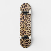 Leopardhaar Skateboard (Vorderseite)