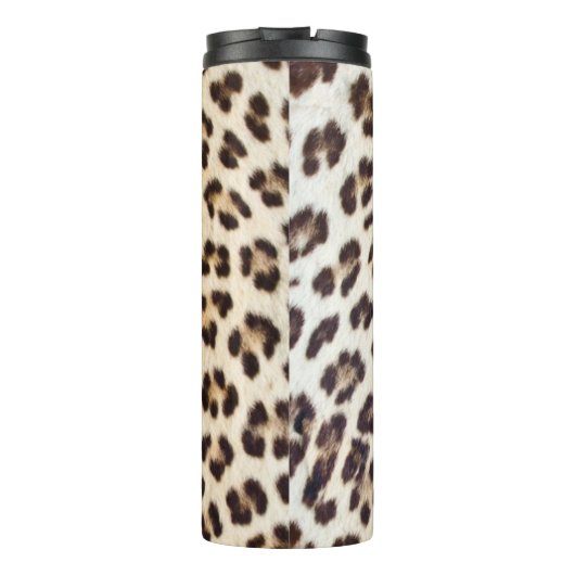 Leopardhaar Thermosbecher (Rückseite)