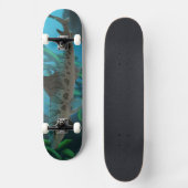 Leopardhai Skateboard (Vorderseite)