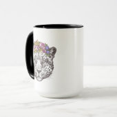 Leopardhippie-Chic Tasse (Vorderseite Links)