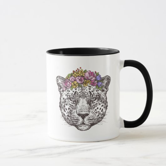 Leopardhippie-Chic Tasse (Rechts)