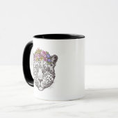 Leopardhippie-Chic Tasse (Vorderseite Links)
