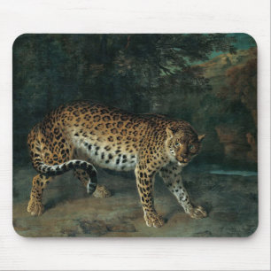 Leopardin (von Jean-Baptiste Oudry) Mousepad
