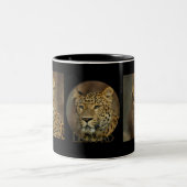 Leopardin Zweifarbige Tasse (Mittel)