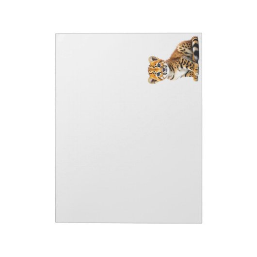 Leopardjunge Notizblock (Rotiert)