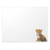Leopardjunge Notizblock (Vorderseite)