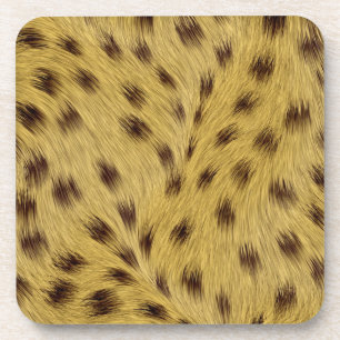 Leopardkorken-Untersetzer-Set Untersetzer