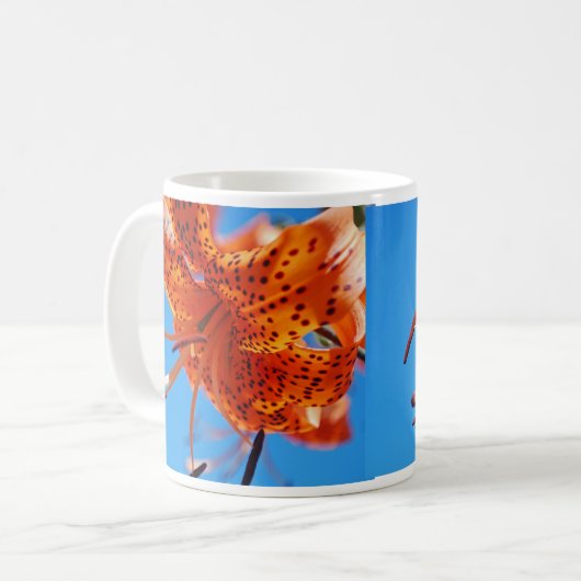 Leopardlilie Kaffeetasse (Vorderseite Links)