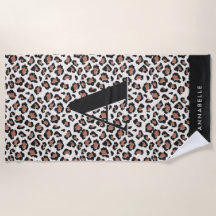 Leopardprint Ersttypografie Moderne Terrakotta