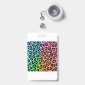 Leopardregenbogen BG Ausweis (Vorderseite mit Ausziehbar)