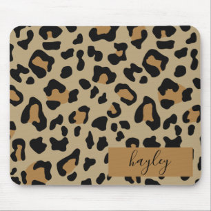 Leopardruckdruck Personalisiert Mousepad
