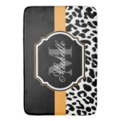 Leopardrucke Badematte (Vorderseite Vertikal)