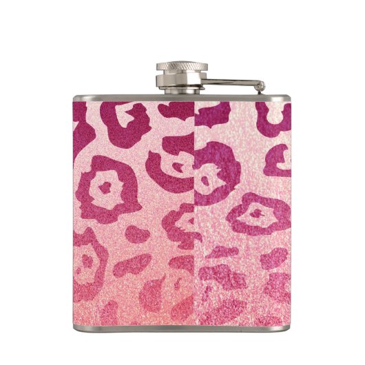 Leopardrucke Flachmann (Rückseite)