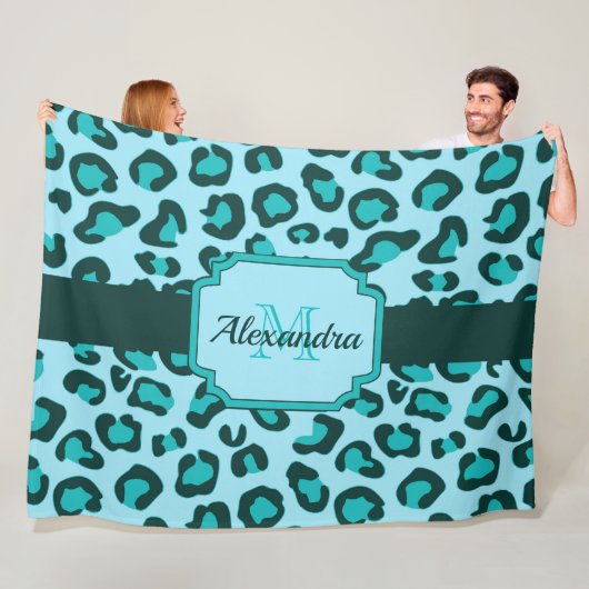 Leopardrucke Fleecedecke (Beispiel)