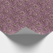 Leopardrucke, klassisches Tiermuster. Geschenkpapier (Ecke)