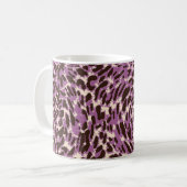 Leopardrucke, klassisches Tiermuster. Kaffeetasse (Vorderseite Links)
