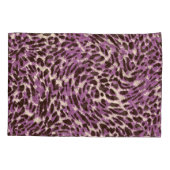 Leopardrucke, klassisches Tiermuster. Kissenbezug (Rückseite)