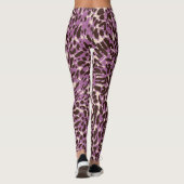 Leopardrucke, klassisches Tiermuster. Leggings (Rückseite)