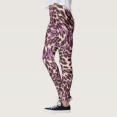 Leopardrucke, klassisches Tiermuster. Leggings (Links)