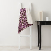 Leopardrucke, klassisches Tiermuster. Sherpadecke (Beispiel)