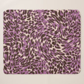Leopardrucke, klassisches Tiermuster. Sherpadecke (Vorderseite (Horizontal))