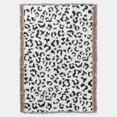 Leopardrucke, Leoparden, Schwarz und Weiß Decke (Vorderseite Vertikal)
