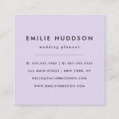 Leopardrucke, Leoparden, Schwarz und Weiß Quadratische Visitenkarte (Rückseite)