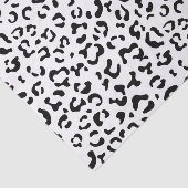 Leopardrucke, Leoparden, Schwarz und Weiß Seidenpapier (Ausschnitt)