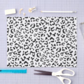 Leopardrucke, Leoparden, Schwarz und Weiß Seidenpapier (Handwerk)