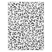 Leopardrucke, Leoparden, Schwarz und Weiß Tischdecke (Vorderseite)