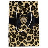 Leopardrucke Mittlere Geschenktüte (Vorderseite)