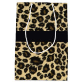 Leopardrucke Mittlere Geschenktüte (Rückseite)