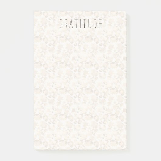 Leopardrucke Post-it Klebezettel (Vorderseite)