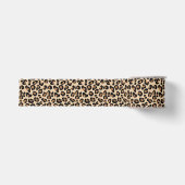 Leopardrucke, Schwarz, Braun, Rost und Tan Ripsband (Vorderseite)