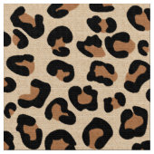 Leopardrucke, Schwarz, Braun, Rost und Tan Stoff (Nahaufnahme)