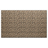 Leopardrucke, Schwarz, Braun, Rost und Tan Stoff (Yard (91,4 cm))
