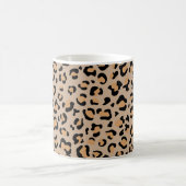 Leopardrucke, Spots, Braunleopard, Ihr Name Kaffeetasse (Mittel)
