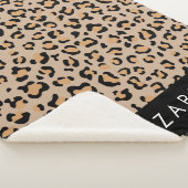 Leopardrucke, Spots, Braunleopard, Ihr Name Sherpadecke (3/4)