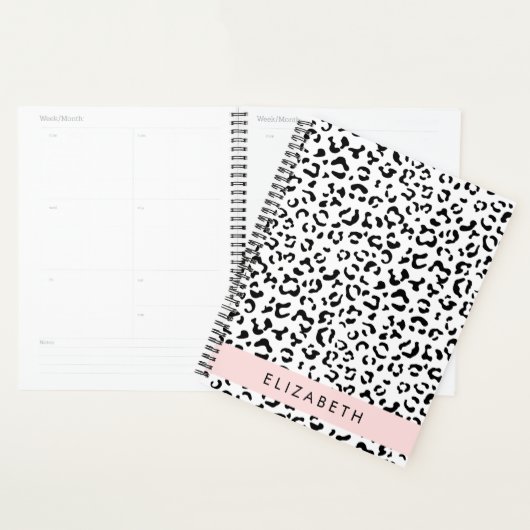 Leopardrucke, Spots, Schwarzweiß, Ihr Name Planer (Anzeige)