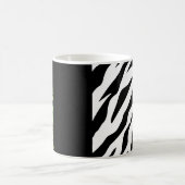 Leopardrucke, Zebra Print, Tierdruck, grün Kaffeetasse (Mittel)