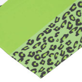 Leopardrucke, Zebra Print, Tierdruck, grün Mittelgroßer Tischläufer (Ecke)