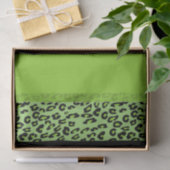 Leopardrucke, Zebra Print, Tierdruck, grün Seidenpapier (Geschenk)
